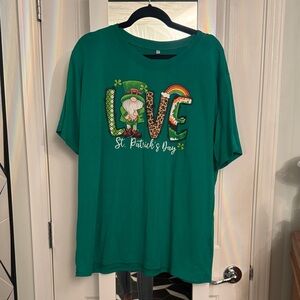 Green St. Patrick's Day Love Tee